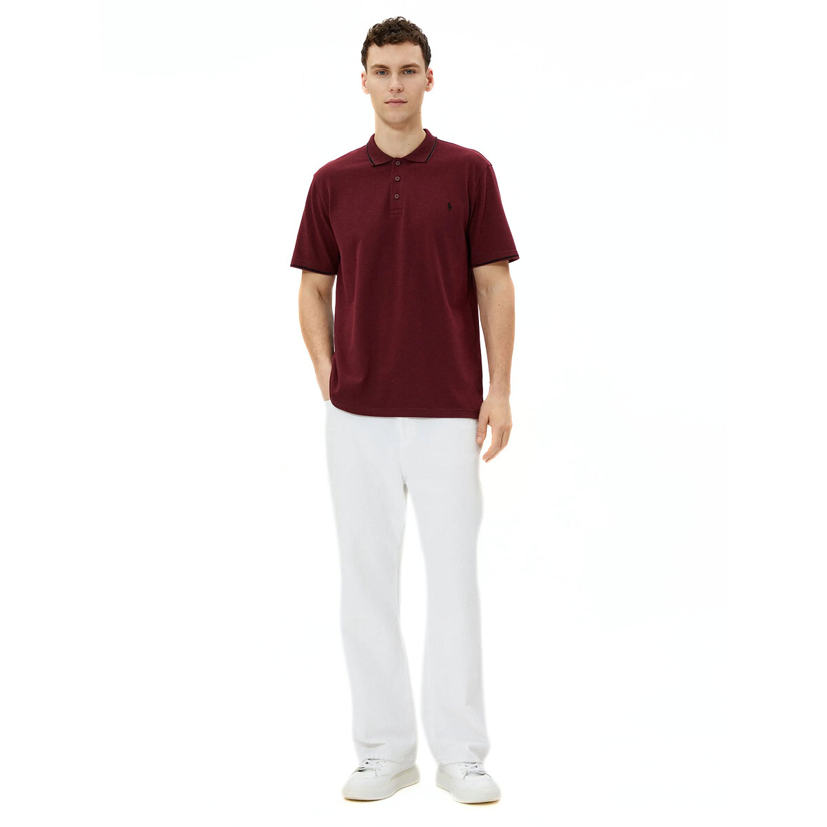 Premium POLO shirt RL (Burgundy)